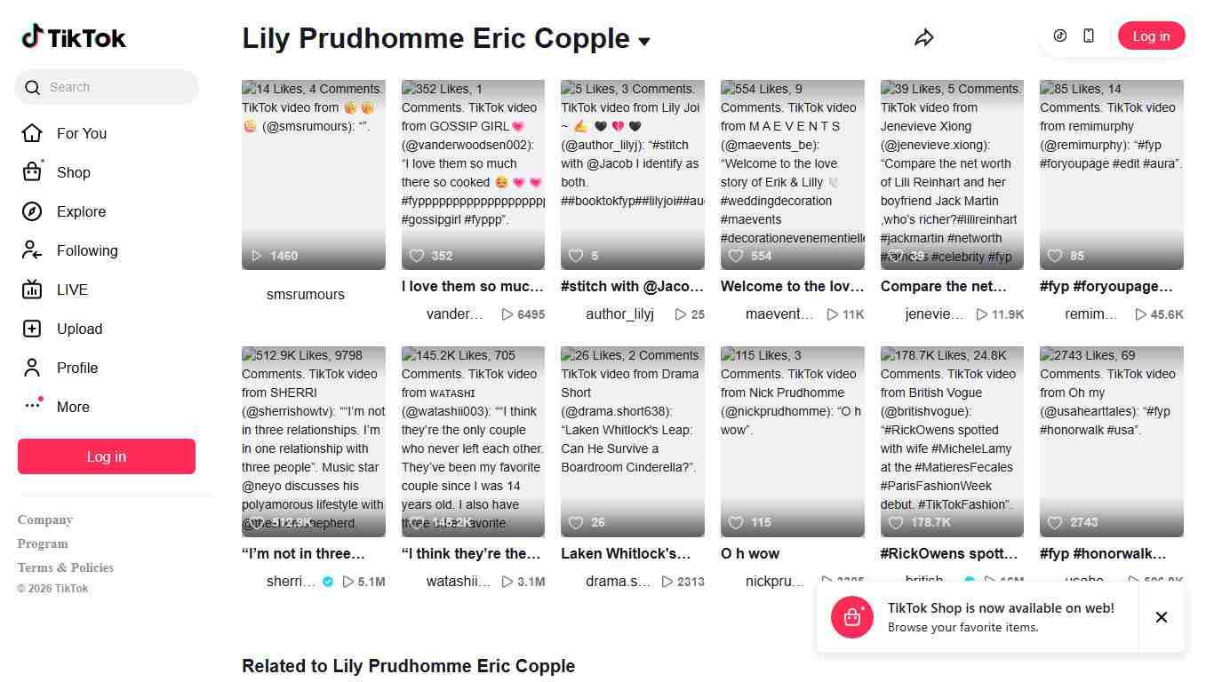 Lily Prudhomme Eric Copple | TikTok